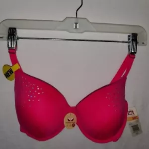 NWT Bright Pink L.E.I. Lifts For Added Cup Size Bra Size 38C - Picture 1 of 12