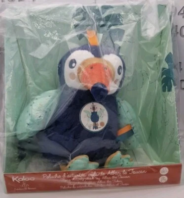 Kaloo Jungle Alban The Toucan Plush Activity Soft Baby Toy With Flapping Wings - Image 1 of 3