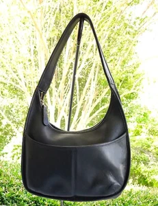 Bolso de Hombro Coach MEDIUM B8P 9033 Vintage Cuero Negro Ergo - Imagen 1 de 20