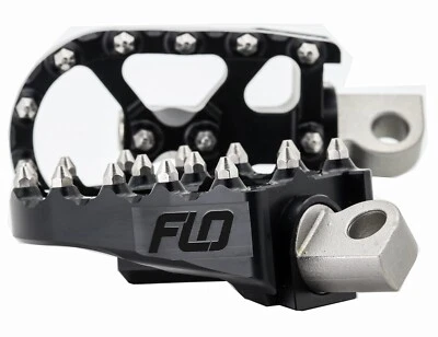 HARLEY DAVIDSON DYNA FOOTPEGS  FOOT PEGS BLACK  MX STYLE By Flo Motorsports - Image 1 of 4