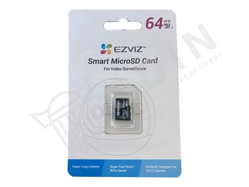 EZVIZ CS-CMT-CARDT64G-D MicroSD 64GB per videosorveglianza classe C10/U3 - Immagine 1 di 1
