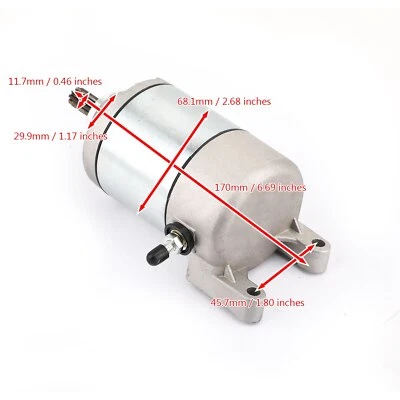 Starter Motor ATV Engine Start for Honda XL250 XR250 CBX250 NX250 31200-KBR-008 - Imagem 1 de 4