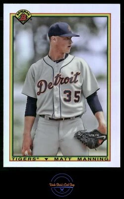 2020 Bowman #90B-MM Matt Manning 1990 Bowman - Image 1 of 2