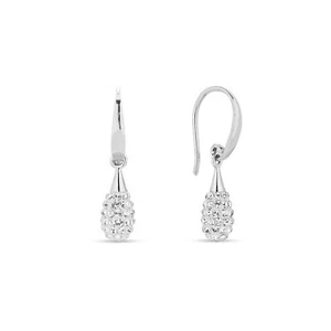 Pendientes Spark Silver Jewelry Pave Drop cristal blanco 925/- - Imagen 1 de 1