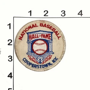National Baseball Hall of Fame Patch Cooperstown NY Iron On Vintage Embroidered - Picture 1 of 1