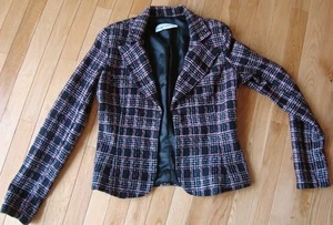 NO APPT NEQUIRED JACKE PINK/WEISS/SCHWARZ FRÜHLING KARRIERE S LS $ 5,50 VERSAND NEU OHNE ETIKETT - Bild 1 von 1