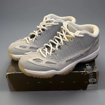 Nike Air Jordan 11 XI ретро низкий IE Silver Zest серый размер 9,5-Y2K-2007 РЕДКАЯ 🔥🔥 - Изображение 1 из 4