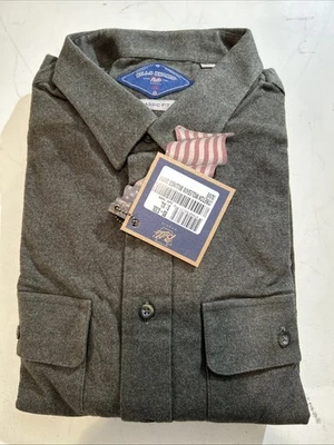 Nueva Camisa Bills Khakis Para Hombre Elástica Moleskin Billings Oliva Talla XL Foto 1 de 4