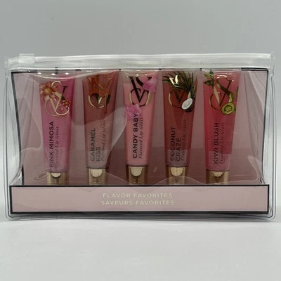 Victoria’s Secret Flavor Favorites Lip Gloss Set Of 5 New In Box - Image 1 of 4