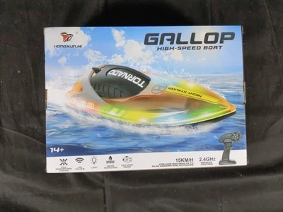 Hongxunjie Gallop Remote Control Boat High Speed 2.4GHz 15KM/H - Image 1 of 4