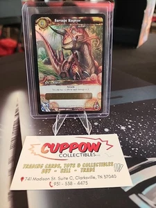 WoW Trading Card Game Savage Raptor Mount UNSCRATCHED - Picture 1 of 2