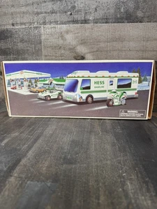 HESS TOY RECREATION VAN WITH DUNE BUGGY AND MOTORCYCLE 1998 NEW IN O (CP3014090) - Picture 1 of 6