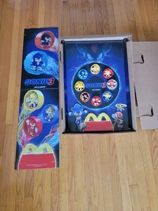 Mcdonalds Happy Meal Sonic The Hedgehog 3 Promo Store Display Set - Picture 1 of 9