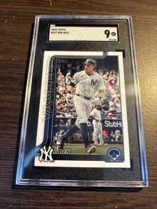 Ben Rice (2025) Topps Baseball #337 - SGC 9 MINT - New York Yankees Rookie Card - Picture 1 of 2