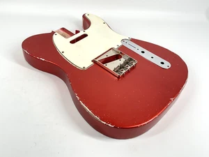 MJT OfficialCustom Vintage Aged Nitro Guitar Body Mark Jenny VTT Candy Apple Red - Picture 1 of 11