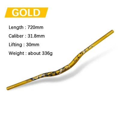 Manillar en forma de golondrina para bicicleta MTB 31,8*720/780 MM BMX piezas de barras elevadoras para ciclismo Foto 1 de 4