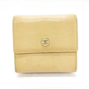 NO TARIFF Chanel Wallet Beige Caviarskin 4716400 - Picture 1 of 10