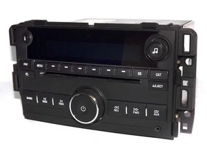 Camión GMC Sierra 1500 2009 AM FM CD radio de metal con entrada de mp3 auxiliar de fábrica desbloqueado - Imagen 1 de 5
