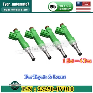 Inyector de combustible 4 piezas para Toyota Camry 2010-2017 RAV4 2009-2018 Lexus ES300h 13-17 - Imagen 1 de 12