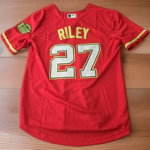 OutKast AUSTIN RILEY #27 Atlanta Braves Baseball Jersey "The A" Youth Sz L NWOT - Picture 1 of 16