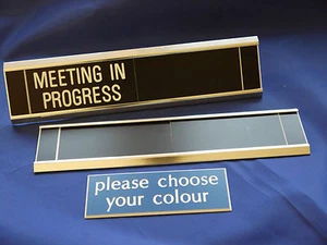 Schiebeschilder - Meeting in Progress - Zutrittskontrollsystem - Bild 1 von 11