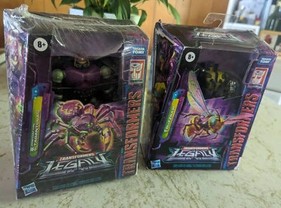 Transformers Legacy Deluxe Buzzsaw and Turantulas Beastwars Lot of 2 New Hasbro  - Image 1 of 4