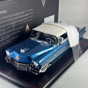 Sello 1/18 GLM Cadillac Eldorado Biarritz 1956 techo cerrado azul Bahama STM1956002 - Imagen 1 de 4
