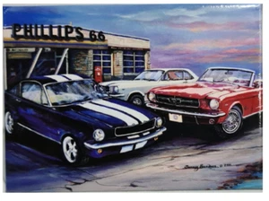 Mustangs Fridge Magnet - Jenny Sanders - Bild 1 von 1