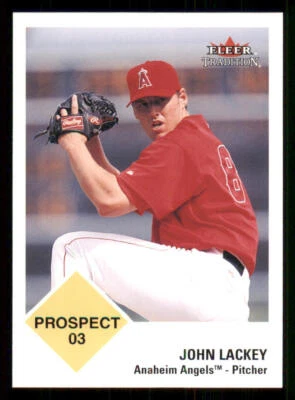 2003 Fleer Tradition #447 John Lackey PR - Image 1 of 2