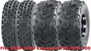 2004-2009 Kawasaki KSV/KFX 700 Sport ATV Complete Tire Set 22x7-10 & 22x11-10 - Picture 1 of 4