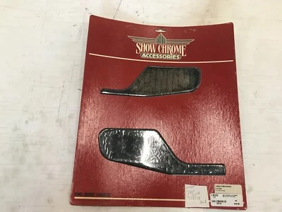 A6B Show Chrome Honda GL 1800 Carbon Fiber Engine Scuff Set 52-740 - Image 1 of 4