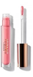 Iconic London Lip Plumping Gloss Peek-a-boo TAGLIA INTERA 5 ml prezzo disponibile £21 rosa brillante - Foto 1 di 1