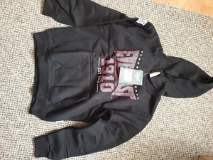 EVERLAST Boys Graphic Hoodie Jumper 9-10 Years black Cotton new - Picture 1 of 4