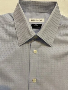 Camicia uomo Versace Trend manica lunga con bottoni slim blu taglia 42/16,5 - Foto 1 di 14