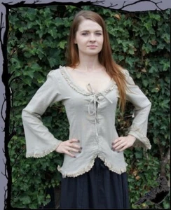 Blusa de mercado medieval con encaje - Grete Leonardo Carbone - Imagen 1 de 2
