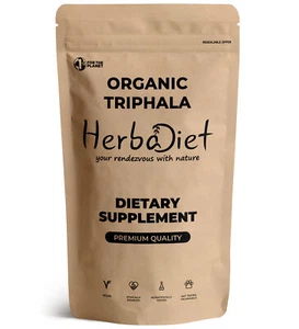 Organic TRIPHALA Powder STRONG Effective Digestive Support Colon Cleanse Detox - Picture 1 of 3