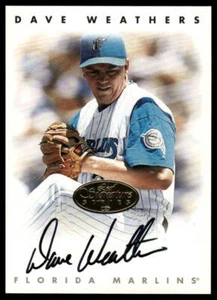 1996 Leaf Signature Series #NNO Dave Weathers Autographs Gold - Picture 1 of 2