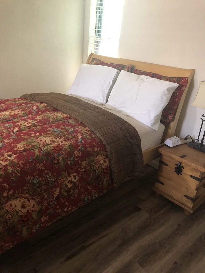 Chaps Ralph Lauren Summerton  Comforter Floral Houndstooth Plaid F/Queen 92x92” - Image 1 of 4