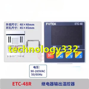 1PC FOTEK Automatic intelligent thermostat ETC-48R size 48*48 relay output #LM - Picture 1 of 1