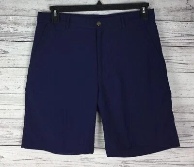 Pantalones cortos Southern Proper para hombre azul marino frente plano 100 % poliéster talla 30 Foto 1 de 4