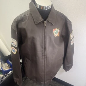 Disneyland 50th Anniversary Leather Jacket - Large - Picture 1 of 8