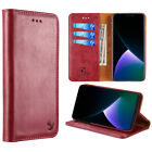 2-IN-1 Luxus magnetische Leder Geldbörse Etui für iPhone 15 - rot