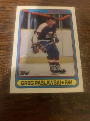 1990-91 Topps Hockey #154 Greg Paslawski - Image 1 of 2