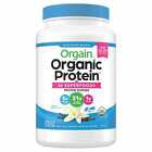 Orgain Protein Powder USDA Organic Plant Based 50 Superfoods Vanilla Bean 2.7lbs