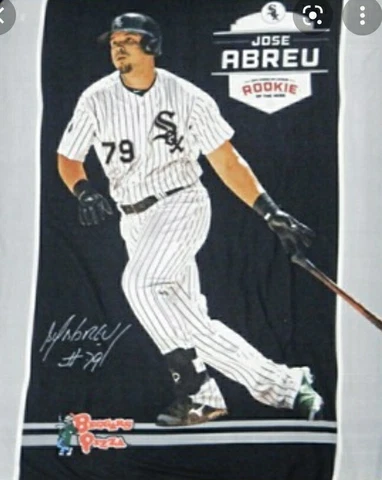 Jose Abreu ROY 2015 Fleece Blanket SGA Cover
