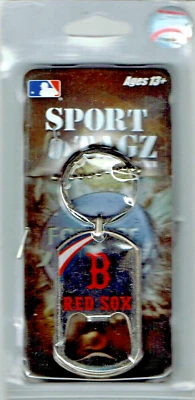 Boston Red Sox MLB Bottle Opener Key Chain World Series Playoffs Penant         - Image 1 of 3