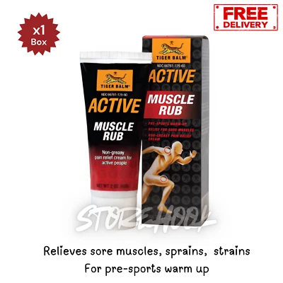 Tiger Balm Active Muscle Rub (60g/2oz) Non-Greasy Pain Relievers Cream - Image 1 of 4