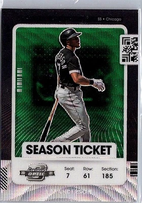2021 Panini Contenders #90 Tim Anderson Optic Green Wave - Image 1 of 2