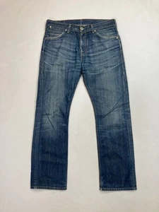 LEVI’S STRAIGHT Jeans - W33 L32 - Navy - Good Condition - Men’s - Imagen 1 de 5