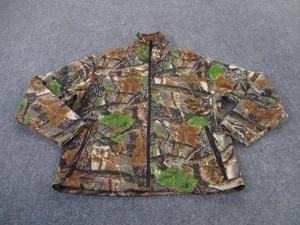 Cabelas Jacket Mens L Camo Fleece Hunting Outdoors Hiking Camping Workwear - Picture 1 of 12